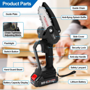 Cordless Chainsaw Handheld | HandySaw Pro