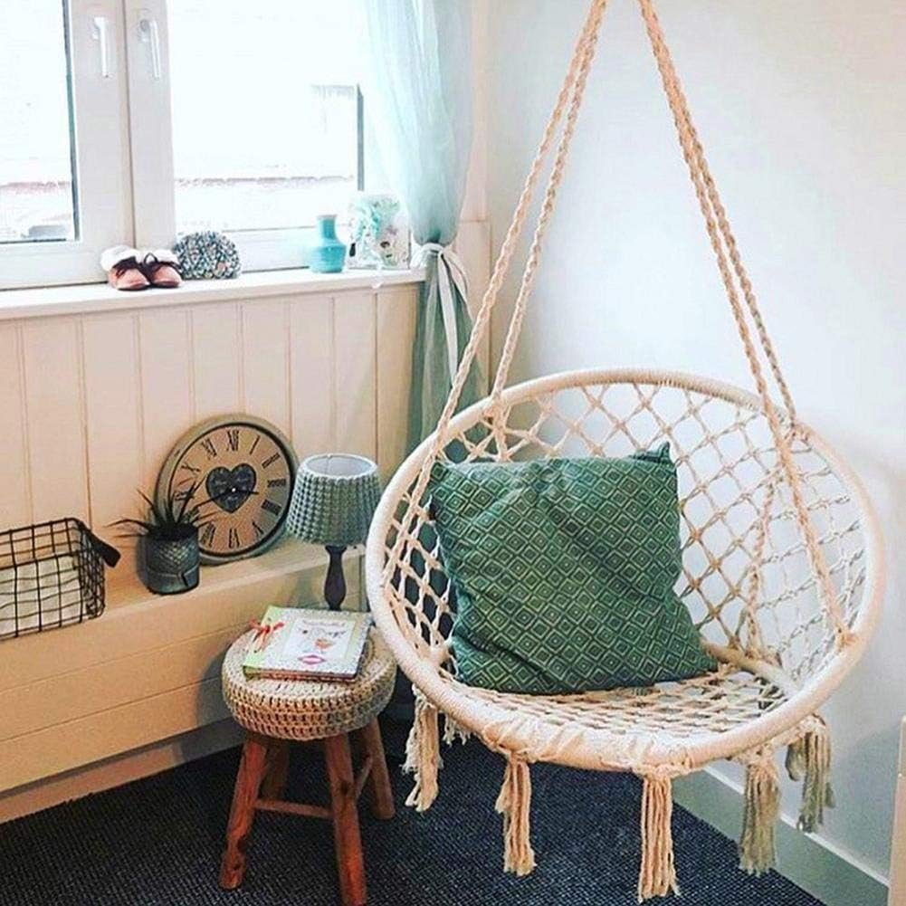 Patiofy Round Cotton Home Swing for Adults